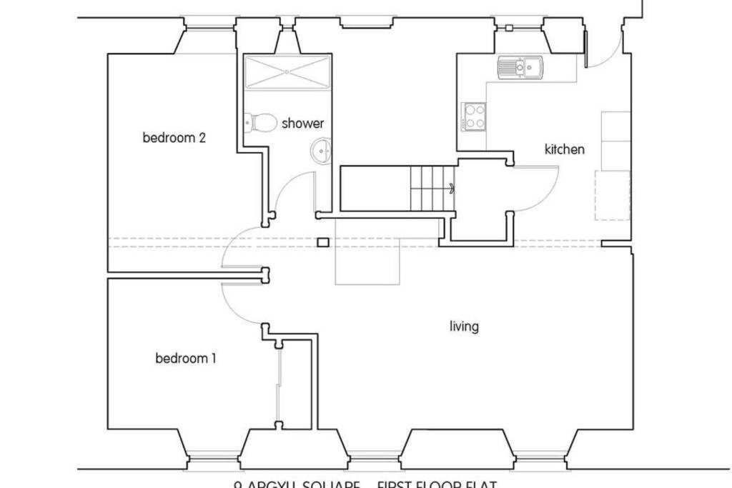 Argyle Square Apartment Oban Kültér fotó